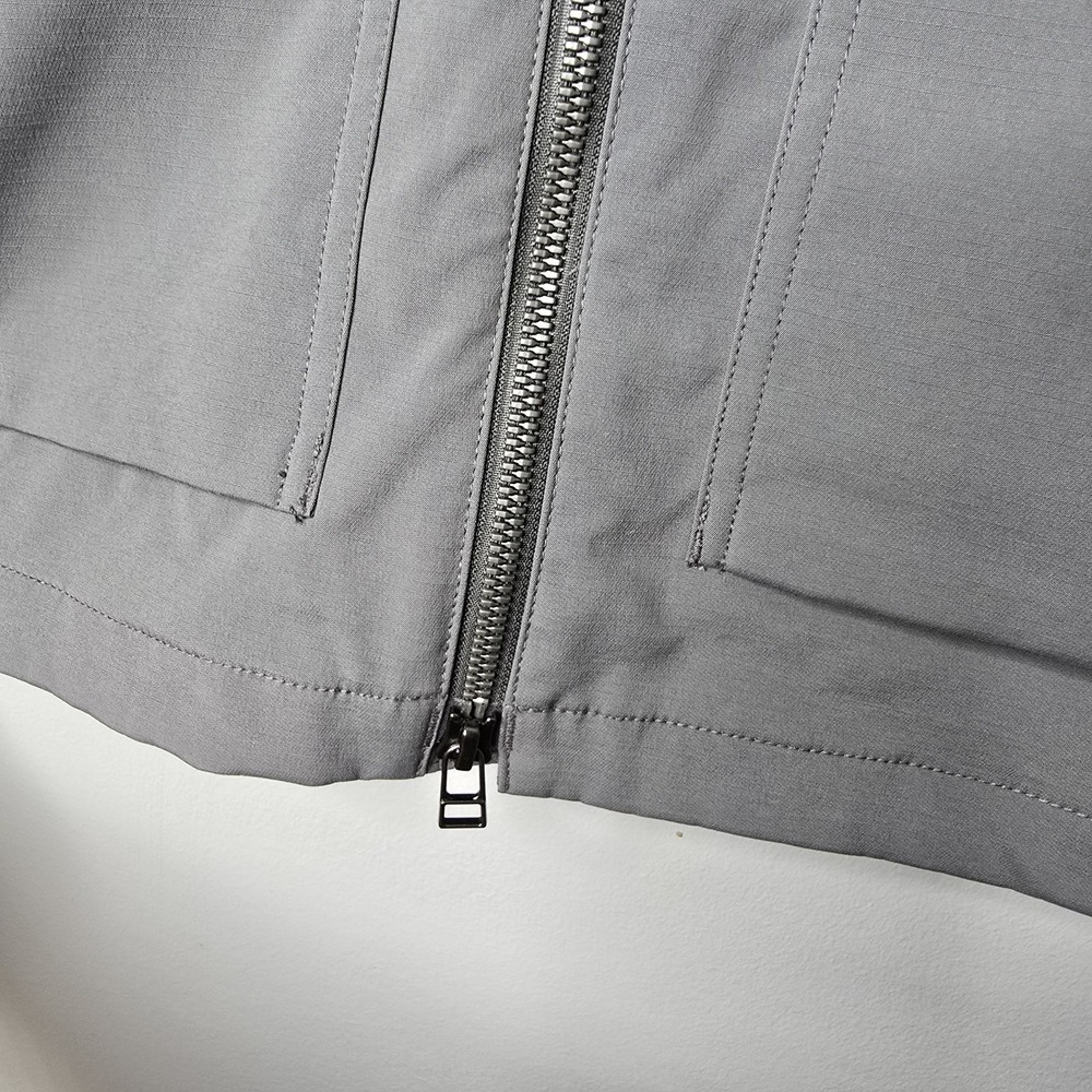 EDDIE BAUER Mens TRAVEX Gray Sz Small Full Zip Jacket Lightweight Travel Outdoor - Picture 4 of 13